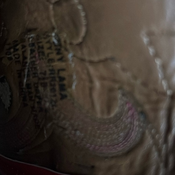 TONY LAMA Buckaroo Bella Tall Knee High Square Toe Cowgirl Boots - Picture 10 of 12